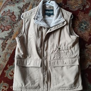 Cotton Fleece Lined Vest